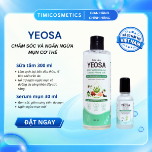 YEOSA Body Acne Care combo 1 - Sữa Tắm & Serum Chăm Sóc Da Mụn Cơ Thể 