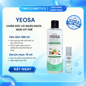 YEOSA Body Acne Care combo 2 - Sữa Tắm & Serum Chăm Sóc Da Mụn Cơ Thể 
