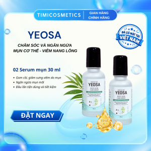 YEOSA Combo 2 Serum Chăm Sóc Mụn Cơ Thể 30ml | Giảm Mụn, Ngừa Mụn