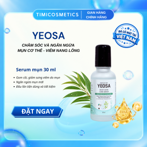 YEOSA - Serum Chăm Sóc Mụn Cơ Thể 30ml | Giảm Mụn, Ngừa Mụn