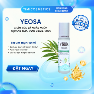 YEOSA Serum Chăm Sóc Mụn Cơ Thể 10ml | Giảm Mụn, Ngừa Mụn