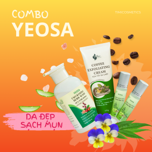 Bộ sản phẩm cao cấp YEOSA 4 - Giải pháp chăm sóc da chuyên biệt dành riêng cho da gặp tình trạng mụn cơ thể.