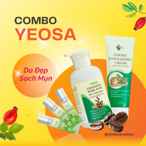 Bộ sản phẩm cao cấp YEOSA 5 - Giải pháp chăm sóc da chuyên biệt dành riêng cho da gặp tình trạng mụn cơ thể.