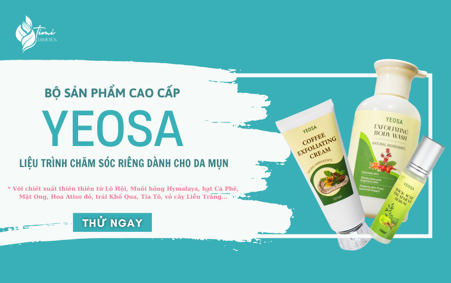 GIỚI THIỆU BỘ SẢN PHẨM TRỊ MỤN CƠ THỂ CHIẾT XUẤT THIÊN NHIÊN YEOSA