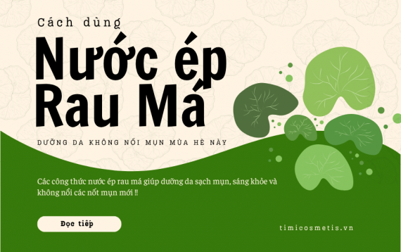 🍃 DƯỠNG DA BẰNG THỨC UỐNG THẢO MỘC RAU MÁ – BẠN ĐÃ THỬ QUA CHƯA?