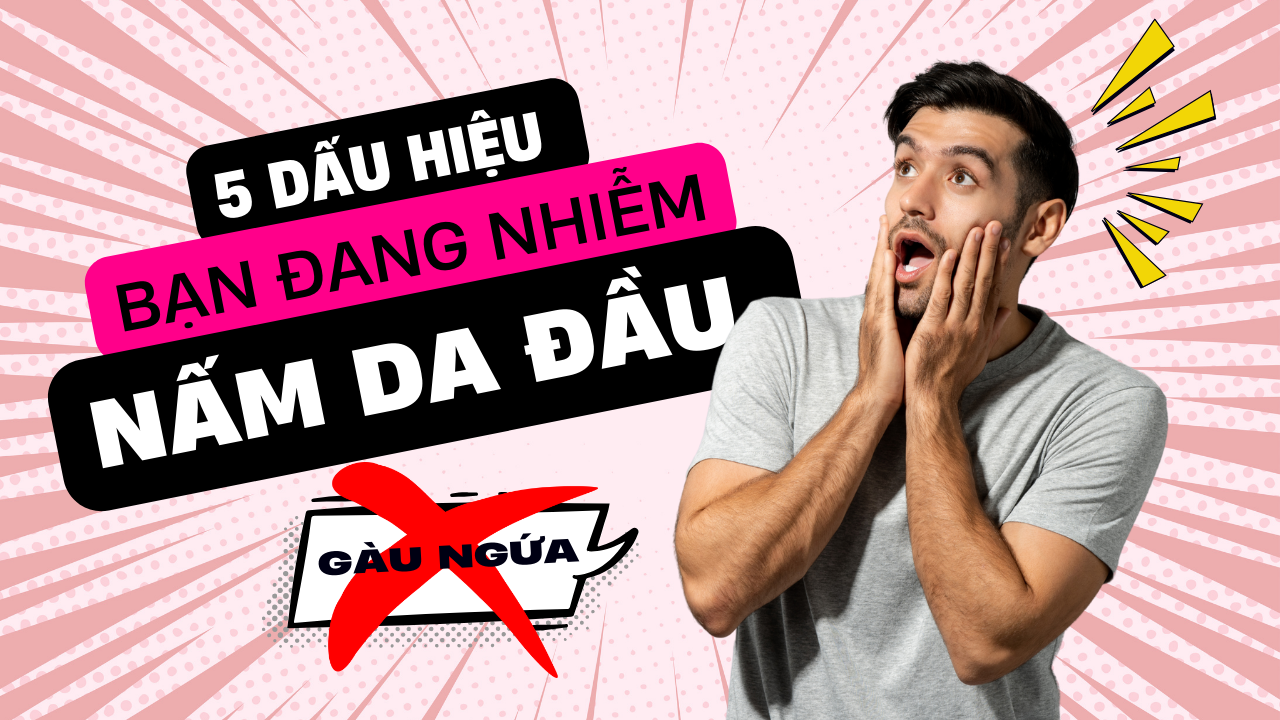 🧠 5 Dấu Hiệu Bạn Đang Bị NẤM DA ĐẦU – Đừng Nhầm Lẫn Với GÀU! 🧠 5 Dấu Hiệu Bạn Đang Bị NẤM DA ĐẦU – Đừng Nhầm Lẫn Với GÀU!